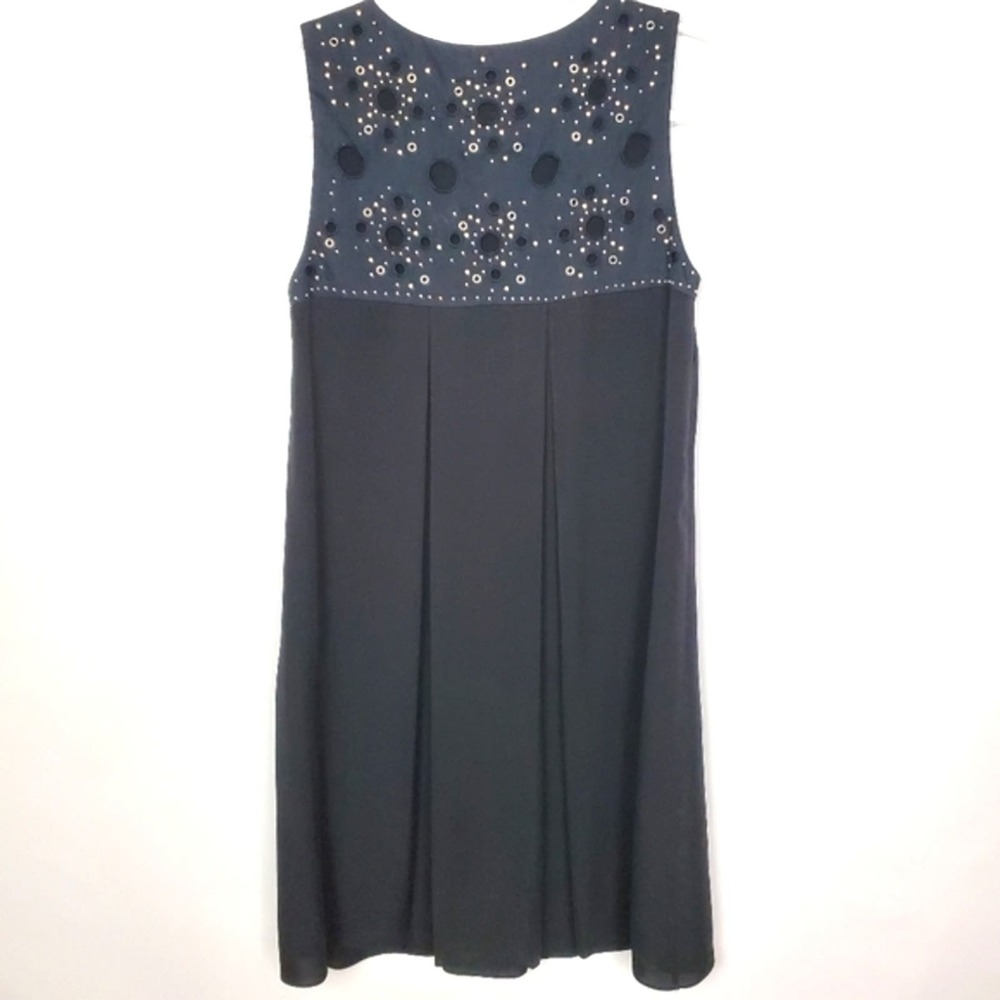 Catherine Malandrino dress w/ metal accents sz 4 - Picture 4 of 5